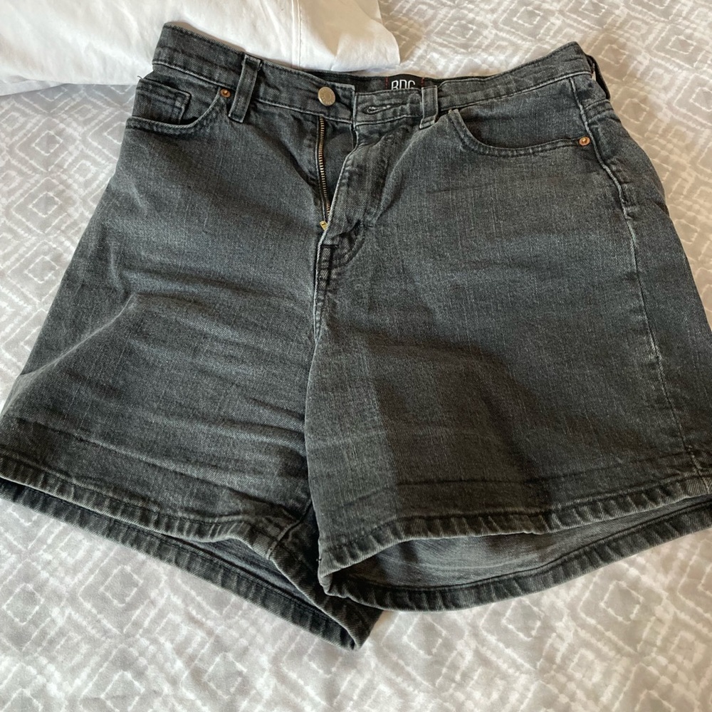 Black BDG jean shorts
